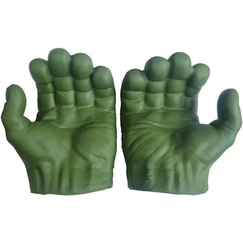 Gants De Cosplay Hulk En Pvc - Pour Enfants - Pour Halloween, Noël