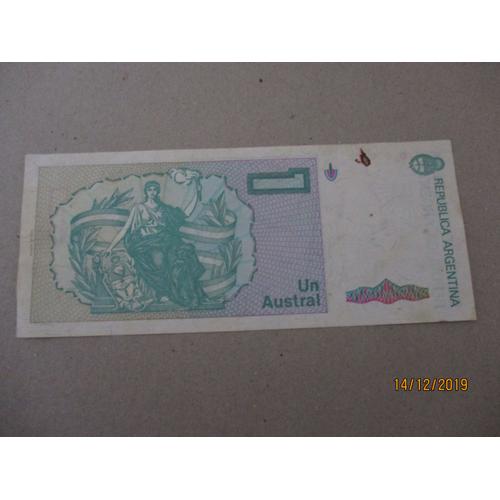 Billet 1 Austral Argentine