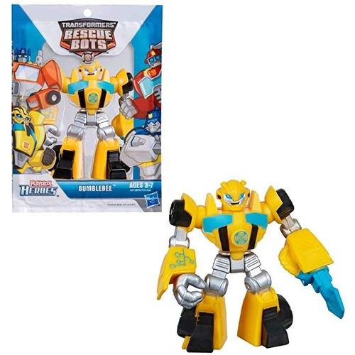 Mini Robot Transformers - Un Parmi 4 À Collectionner: Optimus, Bumblebee, Heatwave Ou Chase