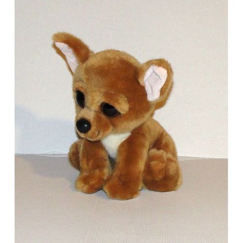 Chien Chihuahua En Peluche Sidj Doudou Chien Marron Assis