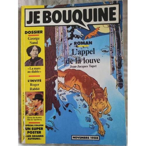 Je Bouquine N. 57 Novembre 1988 George Sand / Roger Rabbit / Jean-Jacques Tupet