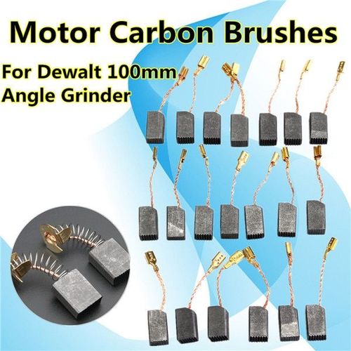 20 pièces Moteur Carbone Brosses 13.6x7.8x6.1mm pour Dewalt 100mm Meuleuse D'angle