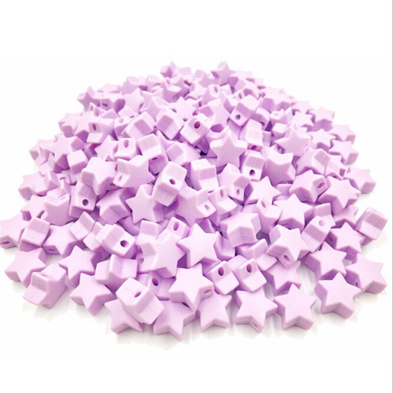 Star Forme Silicone Perles De Qualit Alimentaire Dentition ... - 3