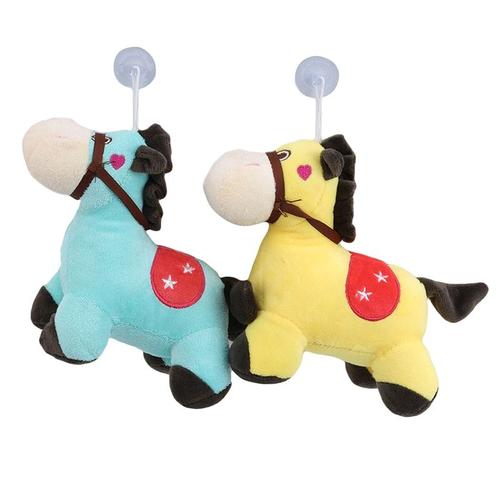 Sac À Suspendre Pendentif Porte-Clés Jouets Dessin Animé Coloré Poney En Peluche Jouet Poupée Mignon Animal En Peluche Jouet Pour Enfants Cadeau De Vacances Cadeau