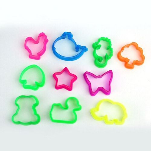 10 Pcs/Ensemble Aléatoire Couleur Pã¢Te À Modeler Outils Modelage Animal Forme D'argile Moule Bébé Jouets Pour Enfants Animaux Argile Pã¢Te À Modeler Outil De Moulage Jouets