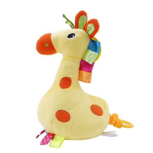 Offre Spéciale Bébé Enfants Girafe Souple Musique Traction Cloche Lit Remorque Suspendus Hochets Jouets Mignon En Peluche Mobiles Jouet Pour Enfants Enfants