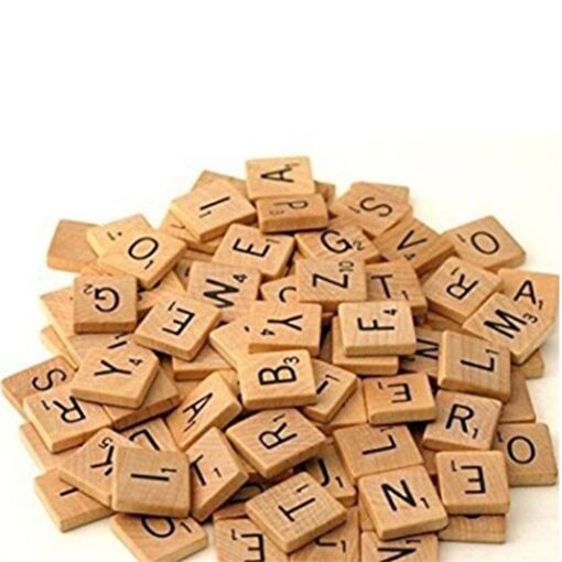 100 Lettres Scrabble Plastique - Tuiles Alphabet Pour Jeux Et DIY