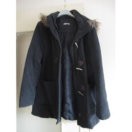 duffle coat femme capuche fourrure