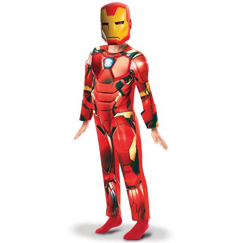 Déguisement Luxe Iron Man Série Animée Garçon - Taille: 3 À 4 Ans (90 À 104 Cm)