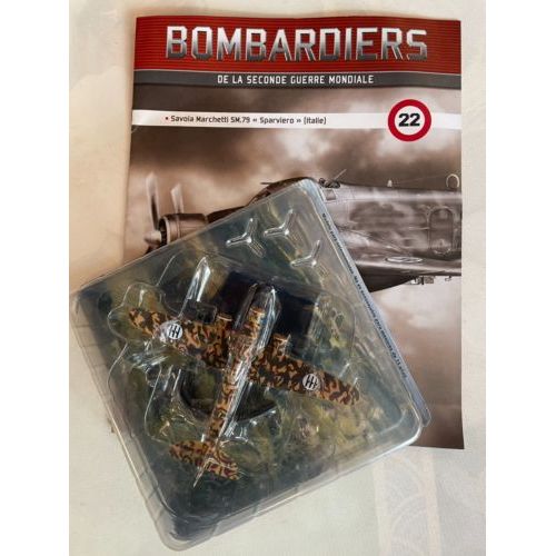 Bombardiers 1/144 Altaya N° 22 Avec Fascicule - Savoia Marchetti Sm.79 Sparviero