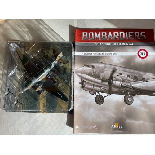 Bombardiers 1/144 Altaya N° 51 Avec Fascicule - Douglas C-47 Dakota Mk Iii