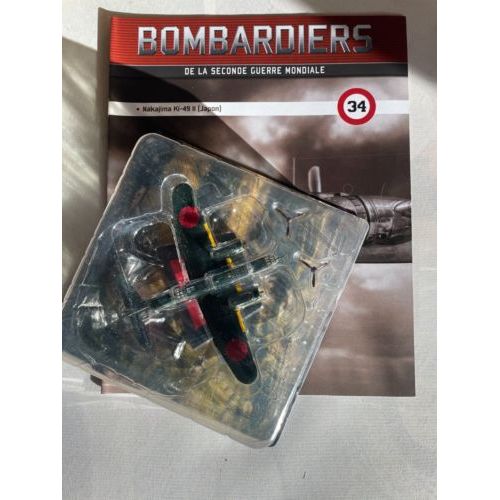 Bombardiers 1/144 Altaya N° 34 Avec Fascicule - Nakajima Ki-49 Ii