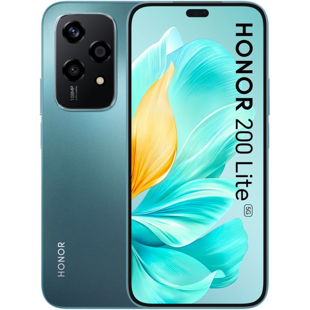 Honor 200 Lite 5G 256 Go Bleu Cyan Lake