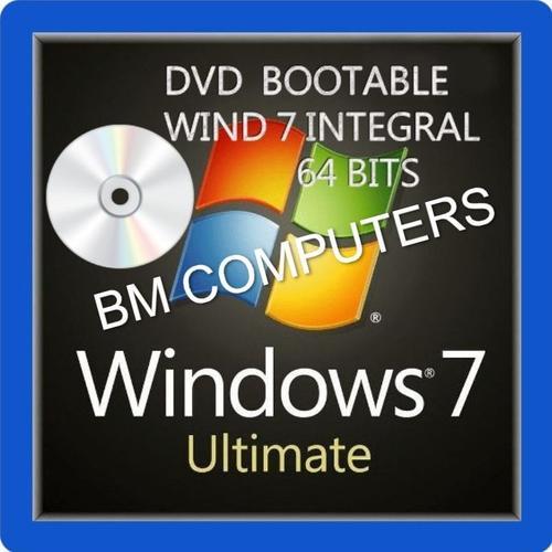 Dvd Bootable Windows 7 Integral -64 Bits