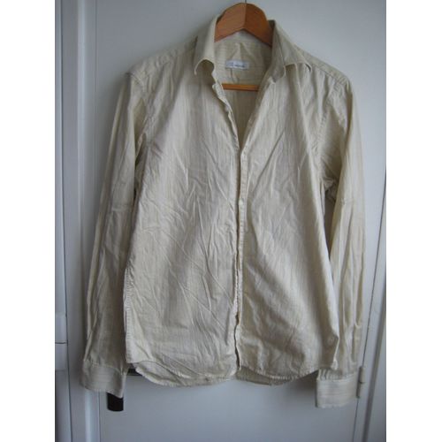Chemise Coton Moutarde Chiné Taille 40 Marque Ecce Homme