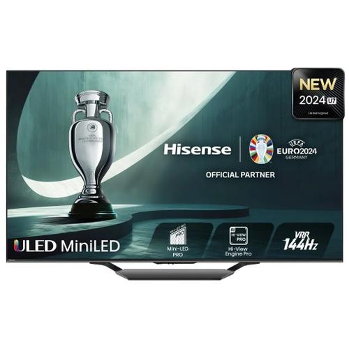 TV Mini LED QLED Hisense 55U79NQ 140 cm 4K UHD 2024 Gris anthracite