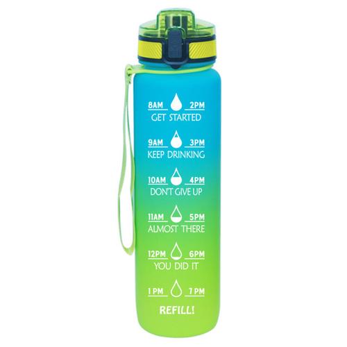 Bouilloire, bouteille de sport, [Tritan]1L sans BPA] Bouteille de sport étanche 1L, bouteille de sport pour vélos, camping, yoga et salle de sport (1 bouteille).
