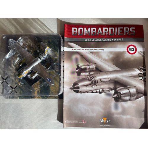 Bombardiers 1/144 Altaya N° 63 Avec Fascicule - Martin B-26b Marauder