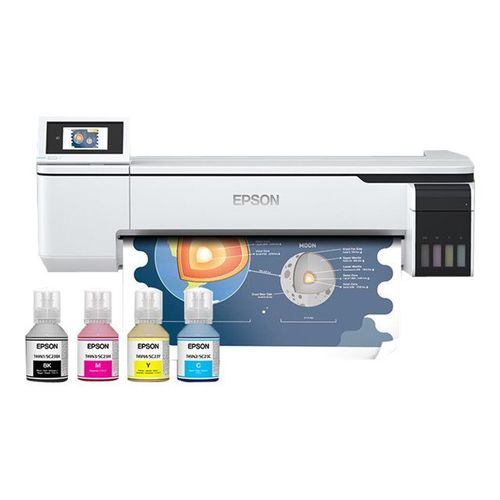 Epson SureColor SC-T3100X - 24" imprimante grand format - couleur - jet d'encre - Rouleau A1 (61,0 cm) - 2 400 x 1 200 ppp - Gigabit LAN, Wi-Fi(n), USB 3.0 - outil de coupe