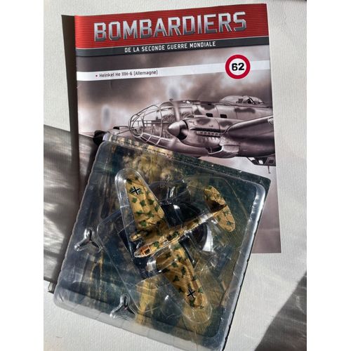 Bombardiers 1/144 Altaya N° 62 Avec Fascicule - Heinkel He 111h-6