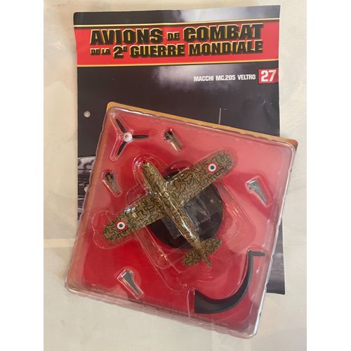 Avions De Combat 1/72 Altaya N° 27 Avec Fascicule - Macchi Mc.205 Veltro