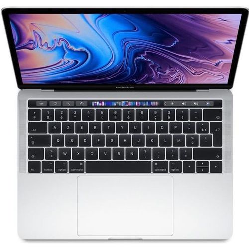 APPLE MacBook Pro Touch Bar 15" 2018 i7 - 2,2 Ghz - 16 Go RAM - 256 Go SSD - Argent - Reconditionné - Excellent état