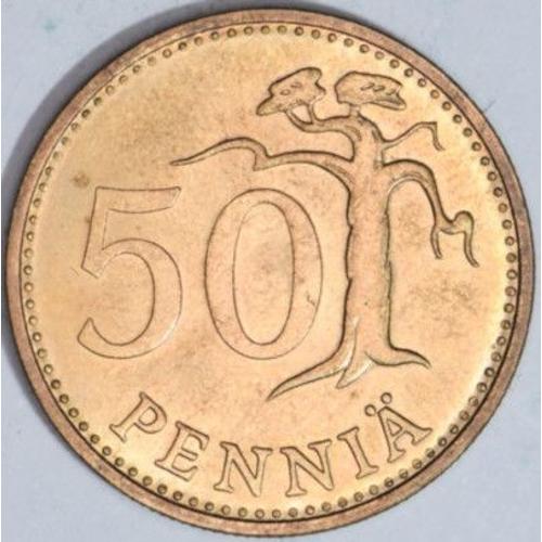 Finlande - 50 Pennia - 1967 - Petit Tirage 400 000 Ex. - Superbe - V074
