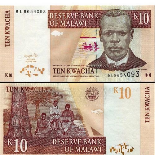Billet Malawi 10 Kwacha