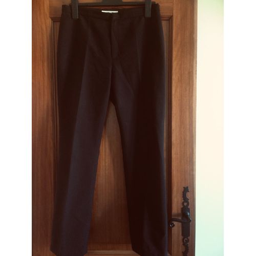 Pantalon Noir Zara Basic Taille 40