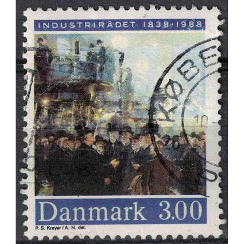 Danemark 1988 Oblitéré Used 50 Ans Du Conseil De L'industrie Su