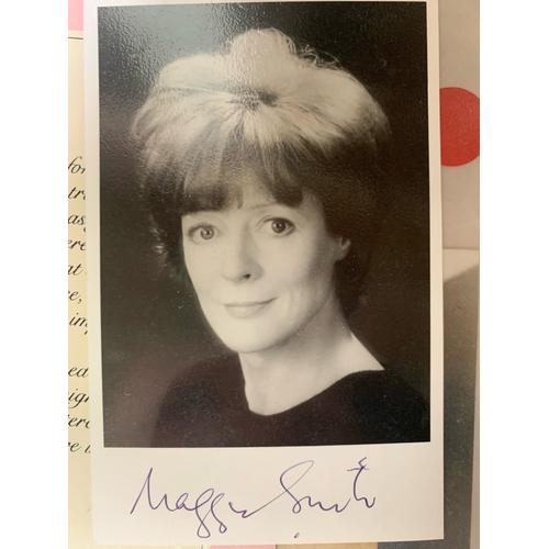 Maggie Smith - Autographe