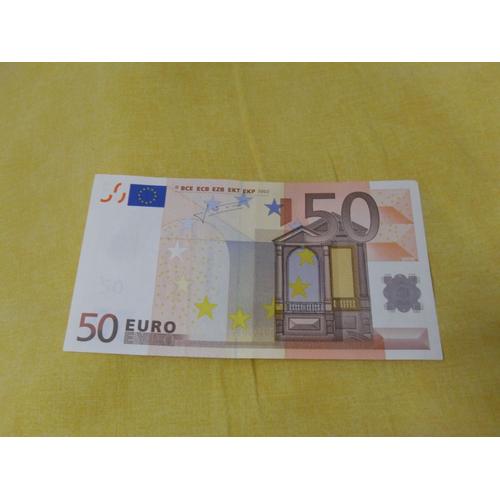 Billet 50 Euros Collection 2002