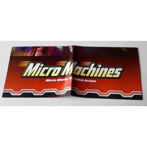 Poster Micro-Machines datant d'une vingtaine d'années - 36x21cm - imprimé recto-verso - belles couleurs