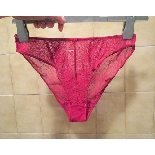 Culotte Rouge Un Peu Transparentes Marque Tex T. 38