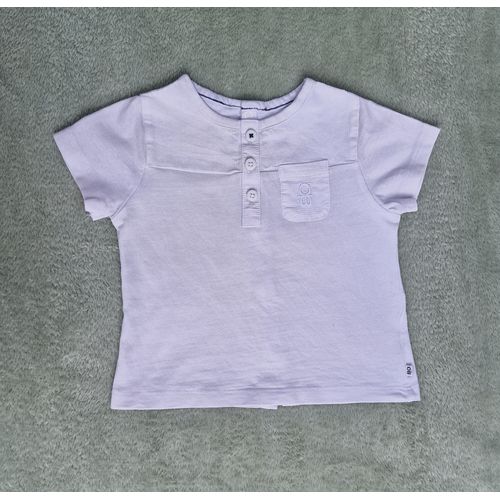 T-Shirt Blanc Obaïbi 6 Mois, Très Bon État