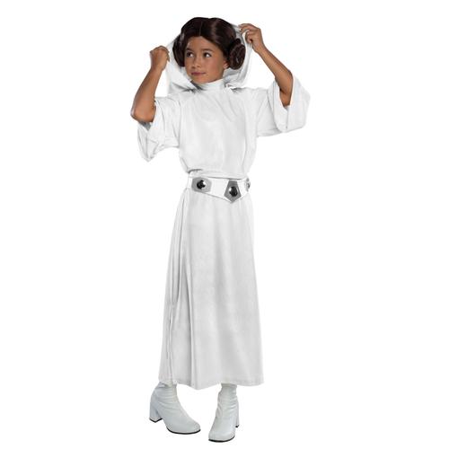 Déguisement Princesse Leia Luxe Star Wars Fille - Taille: 3 À 4 Ans (104 Cm)