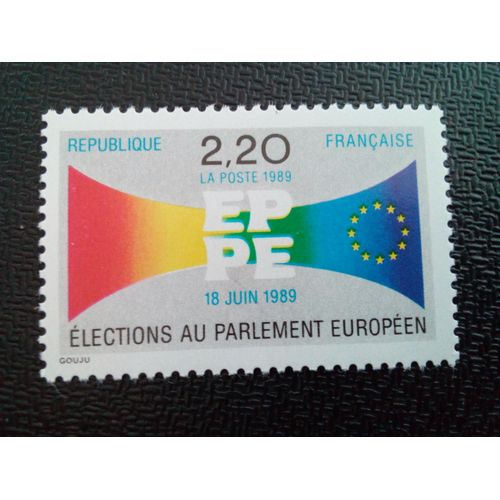 Timbre France Yt 2572 Élections Parlement Européen 1989 ( 111212 )