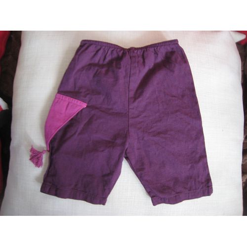 Pantalon Coton Aubergine Et Rose Orchestra 12 Mois