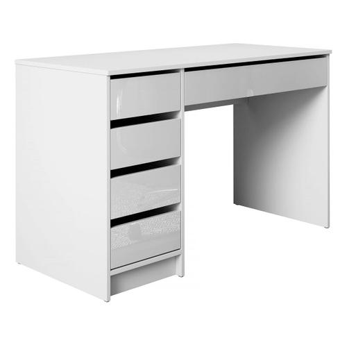 Bureau "Ada" - 120 X 75 X 55 Cm - Blanc Brillant