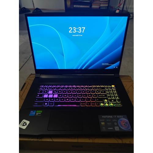 MSI Katana B12UDXK-849XFR - 17" Intel Core i7 - Ram 16 Go - SSD 512 Go