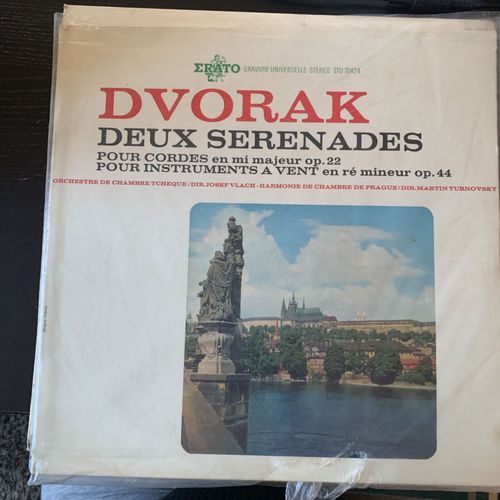 Dvorak Orchestre De Chambre Tchèque, Josef Vlach Harmonie De Chambre De Prague, Martin Turnovsky - Deux Sérénades, Pour Cordes En Mi Majeur Op. 22 / Pour Instruments À Vent En Ré Mineur Op. 4