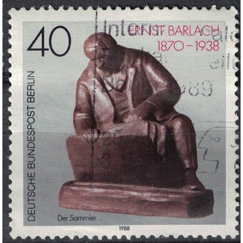 Allemagne 1988 Oblitéré Used Sculpteur Ernst Barlach Der Sammler Su