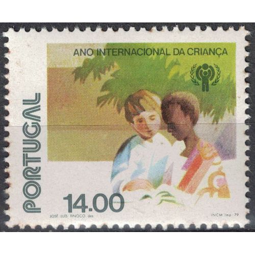 Portugal 1979 Avec Gomme Année Internationale De L'enfant Enfants Noir Et Blanc Su