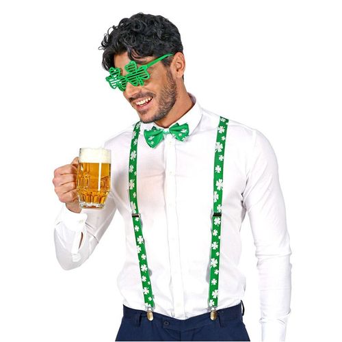 Set Saint Patrick( Lunettes,Bretelles Et N¿Ud De Papillon)