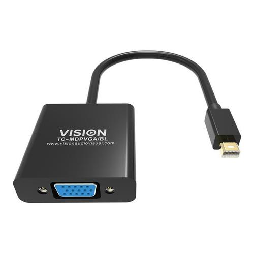 Vision Professional - Adaptateur vidéo - Mini DisplayPort (M) pour HD-15 (VGA) (M) - noir
