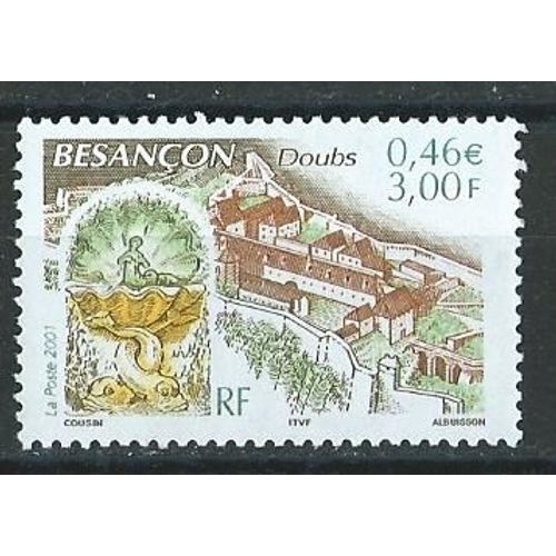 Série Touristique Besançon (Doubs) Neuf** 2001 N° 3387
