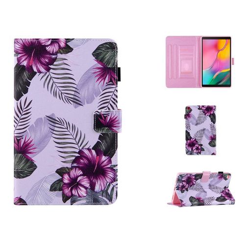 Coque Pour Samsung Galaxy Tab A 10,1"" 2019 Sm-T510/T515/T517 Fleur