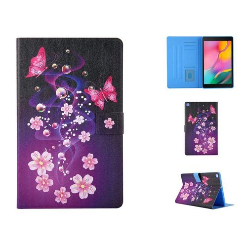 Coque Pour Samsung Galaxy Tab A 10.1 2019 Sm-T510/T515/T517 Papillon