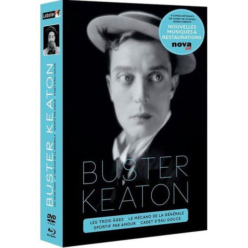 Buster Keaton - 4 Longs Métrages : Les Trois Âges + Le Mécano De La Générale + Sportif Par Amour + Cadet D'eau Douce - Combo Blu-Ray + Dvd