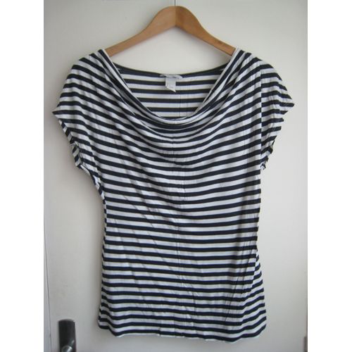 Débardeur Tunique Marinière H&m Taille S Tbe